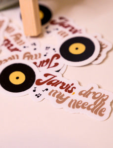 Drop My Needle Sticker