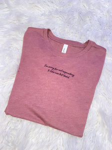 One Text Tee