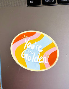 So Golden Sticker