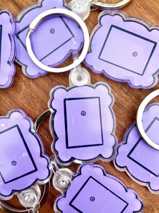 Purple Frame Keychain