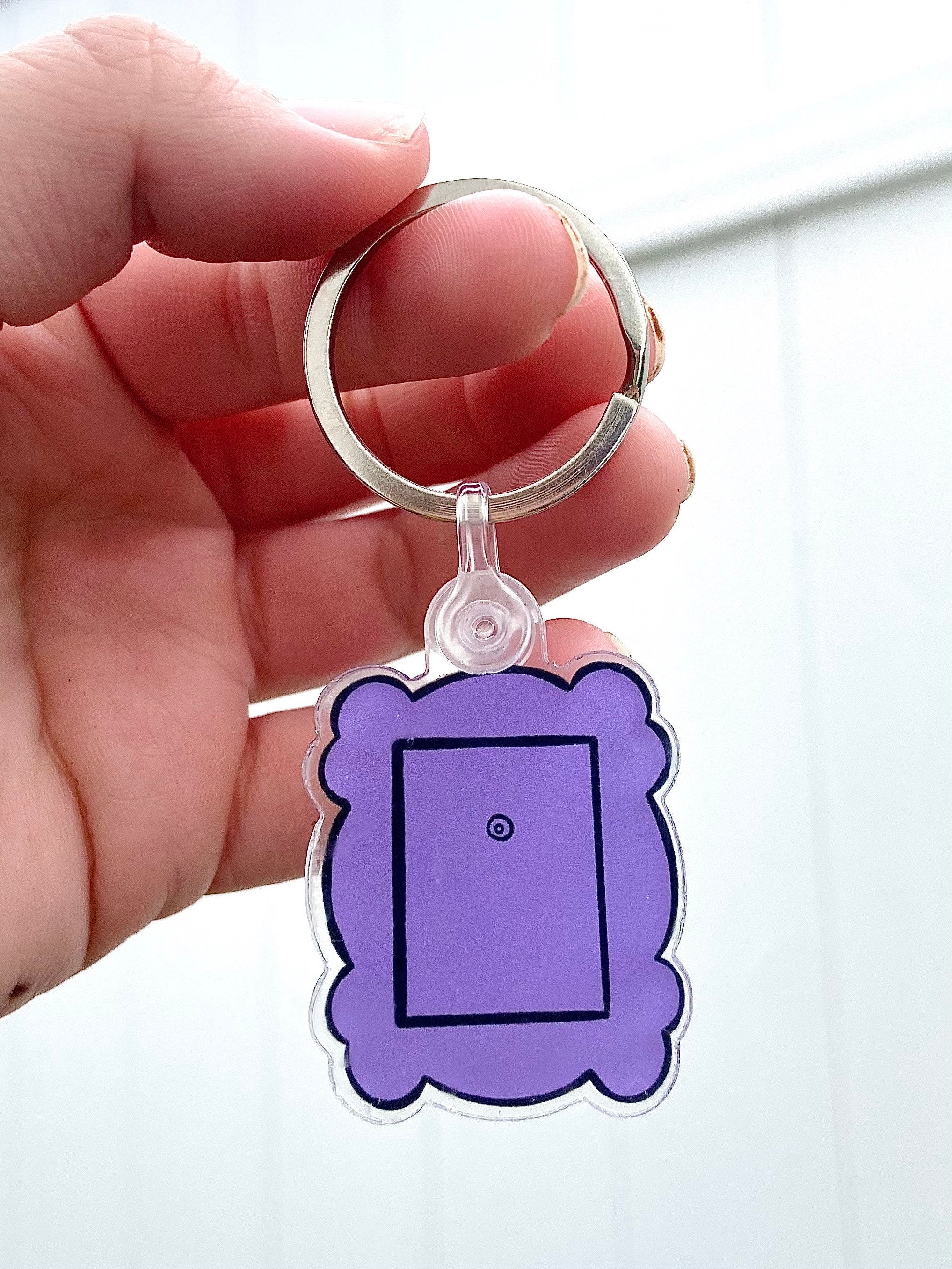 Purple Frame Keychain