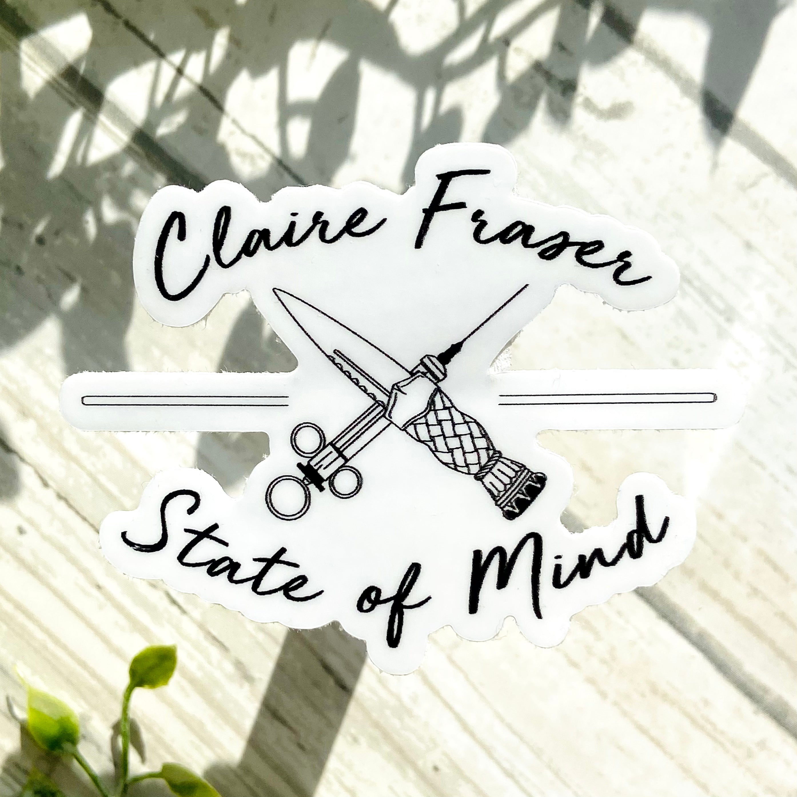 Claire State of Mind Sticker