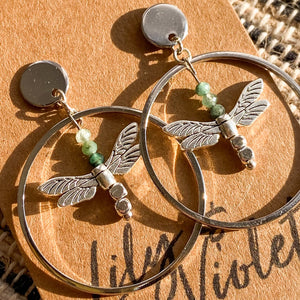 Claire’s Dragonfly Earrings