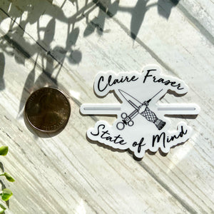 Claire State of Mind Sticker