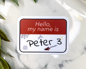 Peter 3 Sticker