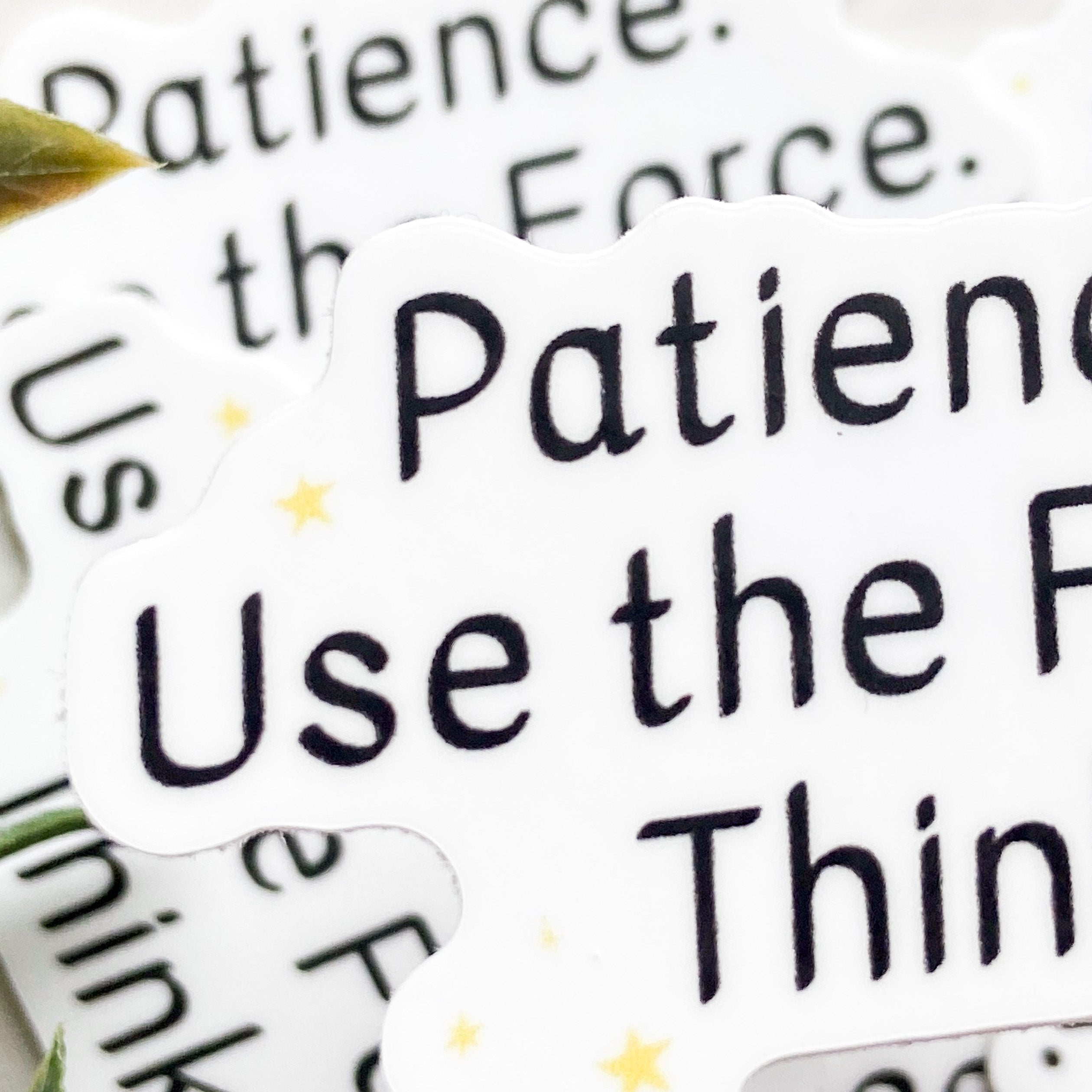 Patience Sticker